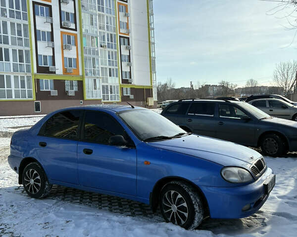 Синий Дэу Ланос, объемом двигателя 1.5 л и пробегом 165 тыс. км за 2800 $, фото 1 на Automoto.ua