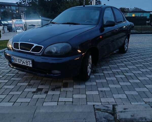 Синій Деу Ланос, об'ємом двигуна 1.5 л та пробігом 227 тис. км за 2100 $, фото 1 на Automoto.ua