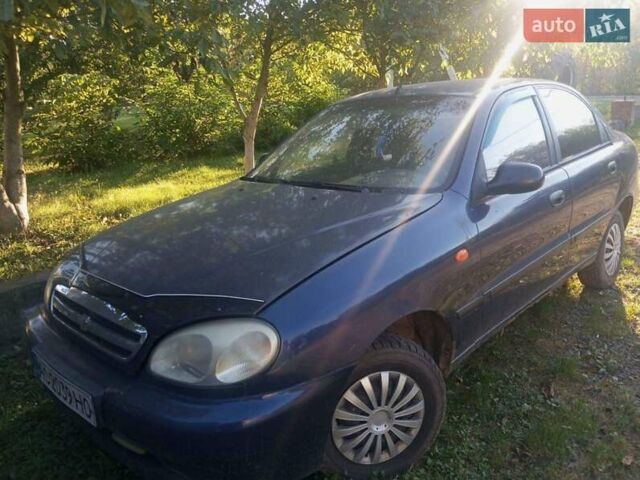Синий Дэу Ланос, объемом двигателя 1.5 л и пробегом 145 тыс. км за 1500 $, фото 1 на Automoto.ua