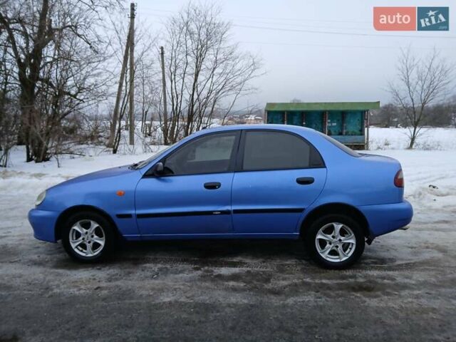 Синій Деу Ланос, об'ємом двигуна 1.5 л та пробігом 225 тис. км за 2000 $, фото 1 на Automoto.ua