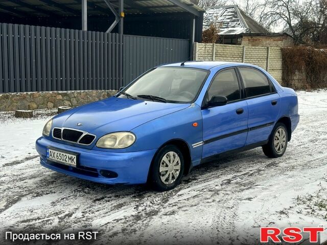 Синий Дэу Ланос, объемом двигателя 1.5 л и пробегом 24000 тыс. км за 1499 $, фото 1 на Automoto.ua