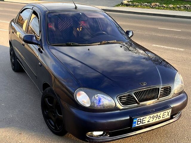 Синий Дэу Ланос, объемом двигателя 1.5 л и пробегом 0 тыс. км за 3000 $, фото 1 на Automoto.ua