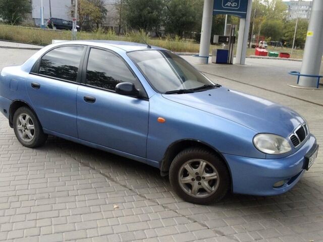 Синий Дэу Ланос, объемом двигателя 1.5 л и пробегом 180 тыс. км за 2700 $, фото 1 на Automoto.ua