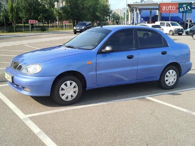 Синий Дэу Ланос, объемом двигателя 1.4 л и пробегом 310 тыс. км за 1700 $, фото 1 на Automoto.ua