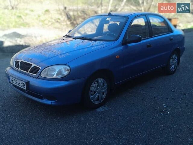 Синий Дэу Ланос, объемом двигателя 1.4 л и пробегом 201 тыс. км за 2000 $, фото 1 на Automoto.ua