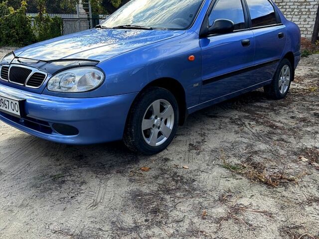 Синий Дэу Ланос, объемом двигателя 1.5 л и пробегом 150 тыс. км за 2700 $, фото 1 на Automoto.ua