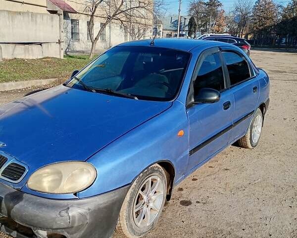 Синій Деу Ланос, об'ємом двигуна 1.5 л та пробігом 195 тис. км за 1100 $, фото 1 на Automoto.ua