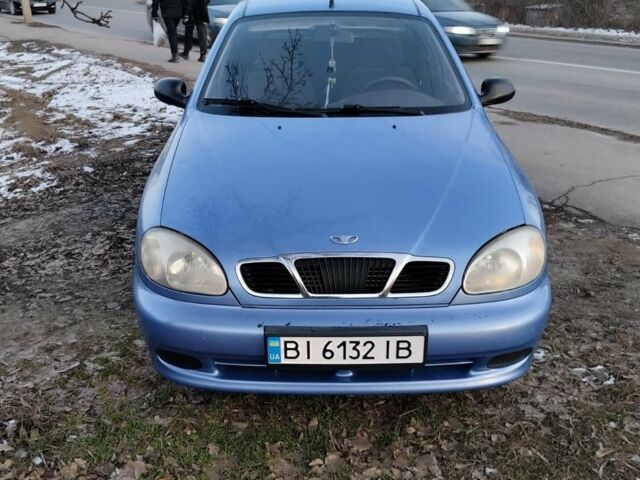 Синий Дэу Ланос, объемом двигателя 1.5 л и пробегом 170 тыс. км за 2650 $, фото 1 на Automoto.ua