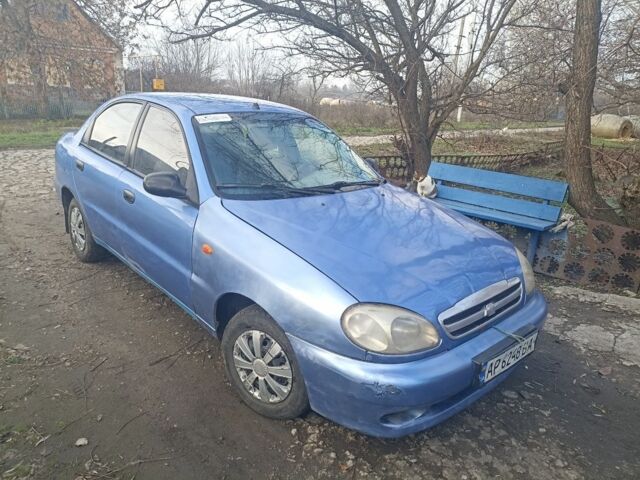 Синий Дэу Ланос, объемом двигателя 1.4 л и пробегом 223 тыс. км за 1066 $, фото 1 на Automoto.ua