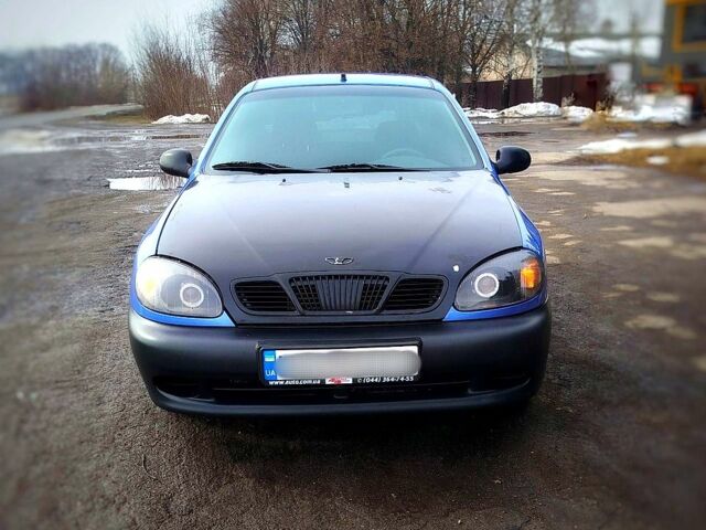 Синий Дэу Ланос, объемом двигателя 1.5 л и пробегом 200 тыс. км за 1700 $, фото 1 на Automoto.ua