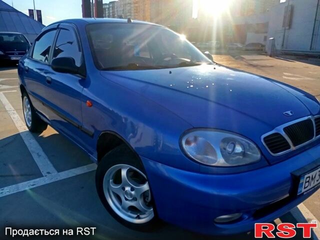 Синий Дэу Ланос, объемом двигателя 1.5 л и пробегом 38800 тыс. км за 2499 $, фото 1 на Automoto.ua