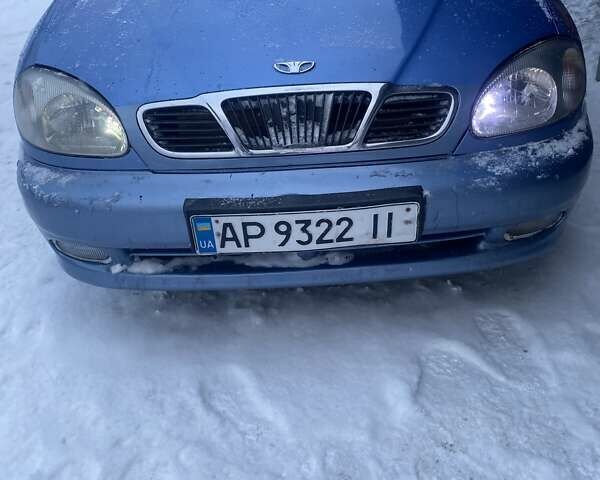Синий Дэу Ланос, объемом двигателя 1.5 л и пробегом 216 тыс. км за 2450 $, фото 1 на Automoto.ua