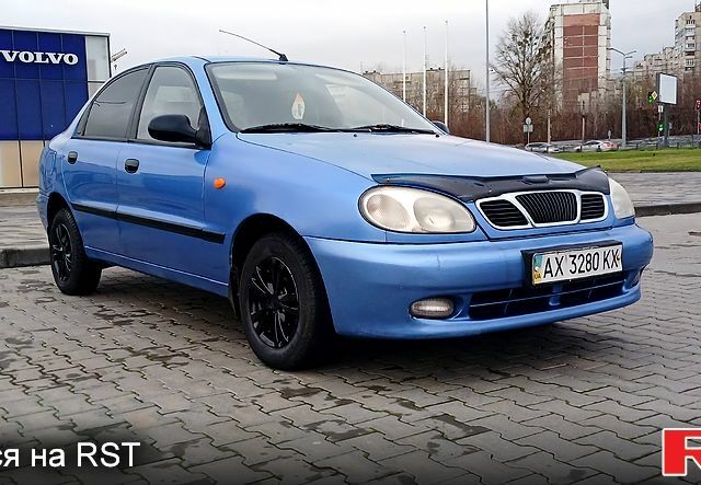 Синій Деу Ланос, об'ємом двигуна 1.4 л та пробігом 170 тис. км за 1500 $, фото 1 на Automoto.ua