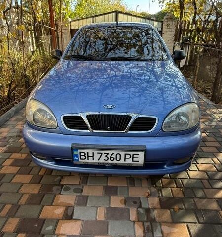 Синій Деу Ланос, об'ємом двигуна 1.6 л та пробігом 92 тис. км за 3500 $, фото 1 на Automoto.ua
