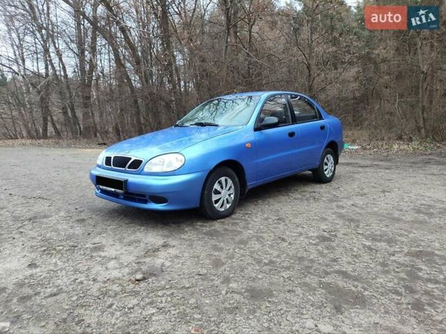 Синий Дэу Ланос, объемом двигателя 1.5 л и пробегом 78 тыс. км за 2900 $, фото 1 на Automoto.ua