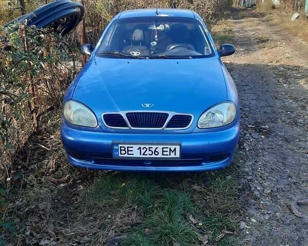 Синий Дэу Ланос, объемом двигателя 1.5 л и пробегом 520 тыс. км за 2000 $, фото 1 на Automoto.ua