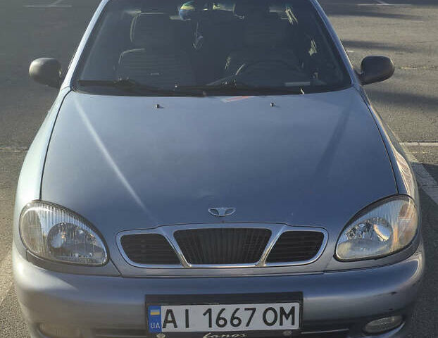 Синий Дэу Ланос, объемом двигателя 1.5 л и пробегом 318 тыс. км за 2700 $, фото 1 на Automoto.ua