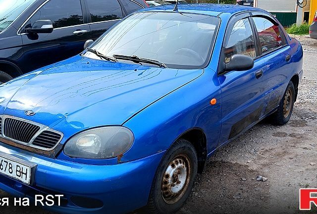 Синий Дэу Ланос, объемом двигателя 1.5 л и пробегом 338 тыс. км за 950 $, фото 1 на Automoto.ua