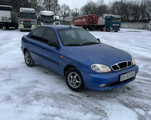 Синій Деу Ланос, об'ємом двигуна 1.4 л та пробігом 91 тис. км за 1650 $, фото 1 на Automoto.ua
