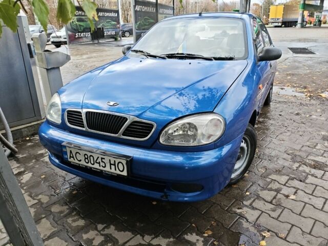 Синий Дэу Ланос, объемом двигателя 1.4 л и пробегом 1 тыс. км за 1500 $, фото 1 на Automoto.ua