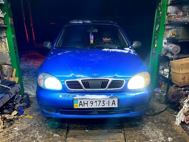 Синий Дэу Ланос, объемом двигателя 1.5 л и пробегом 19600 тыс. км за 1600 $, фото 1 на Automoto.ua