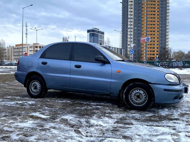 Синий Дэу Ланос, объемом двигателя 1.4 л и пробегом 191 тыс. км за 1200 $, фото 1 на Automoto.ua