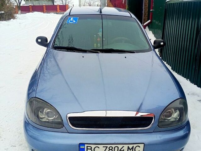 Синий Дэу Ланос, объемом двигателя 1.6 л и пробегом 20000 тыс. км за 3300 $, фото 1 на Automoto.ua