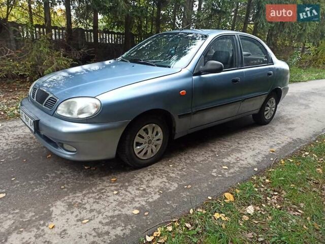 Синий Дэу Ланос, объемом двигателя 1.5 л и пробегом 198 тыс. км за 1650 $, фото 1 на Automoto.ua