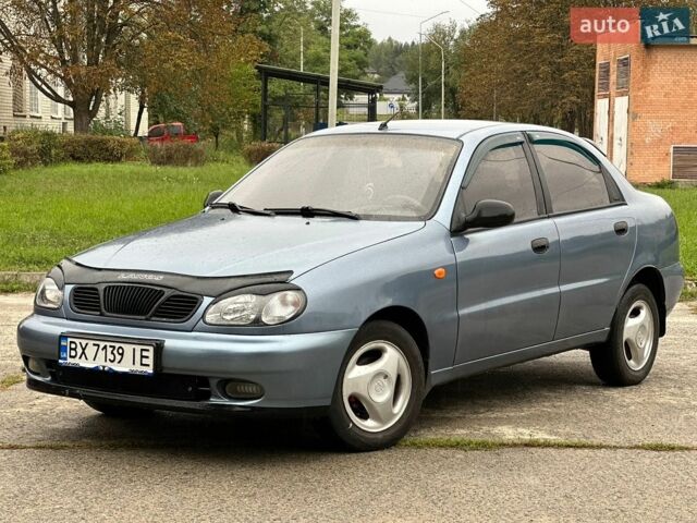 Синий Дэу Ланос, объемом двигателя 1.5 л и пробегом 182 тыс. км за 1999 $, фото 1 на Automoto.ua