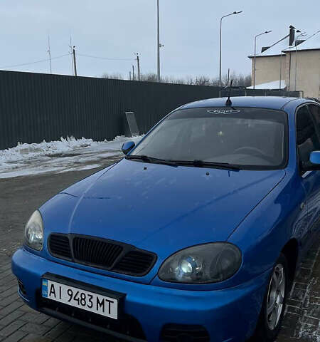 Синій Деу Ланос, об'ємом двигуна 1.5 л та пробігом 177 тис. км за 2100 $, фото 1 на Automoto.ua