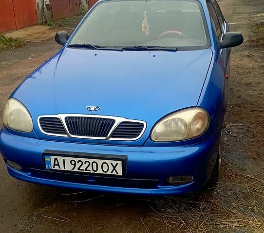 Синій Деу Ланос, об'ємом двигуна 1.4 л та пробігом 180 тис. км за 2950 $, фото 1 на Automoto.ua