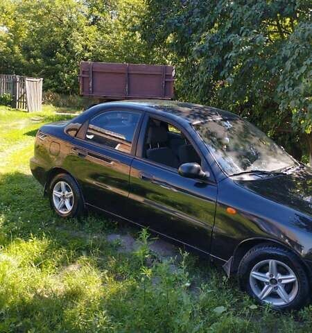 Синий Дэу Ланос, объемом двигателя 1.5 л и пробегом 190 тыс. км за 3000 $, фото 1 на Automoto.ua