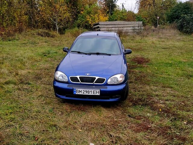 Дэу Ланос 2008 в Путивле на Automoto.ua Синий Дэу Ланос, объемом двигателя 1.5 л и пробегом 115 тыс. км за 2000 $, фото 1 на Automoto.ua