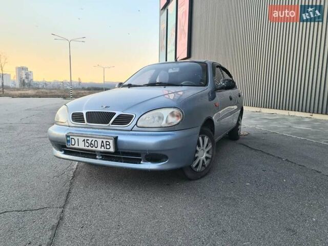 Синий Дэу Ланос, объемом двигателя 1.5 л и пробегом 215 тыс. км за 2000 $, фото 1 на Automoto.ua