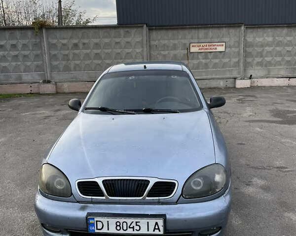 Синий Дэу Ланос, объемом двигателя 1.5 л и пробегом 250 тыс. км за 1800 $, фото 1 на Automoto.ua