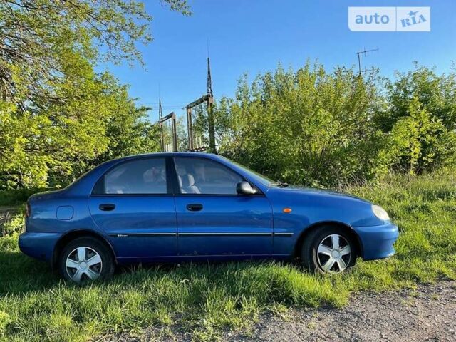 Синій Деу Ланос, об'ємом двигуна 1.5 л та пробігом 189 тис. км за 3100 $, фото 1 на Automoto.ua