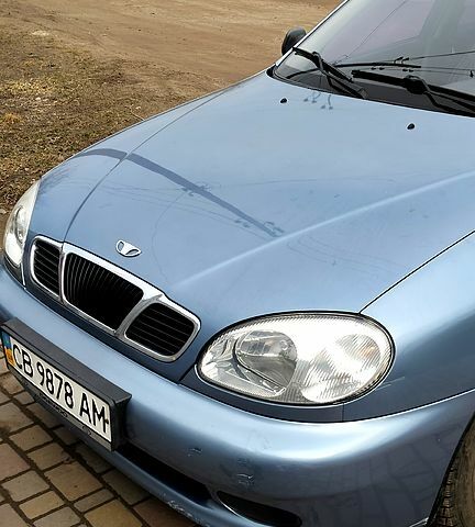 Синий Дэу Ланос, объемом двигателя 1.5 л и пробегом 45 тыс. км за 3200 $, фото 1 на Automoto.ua