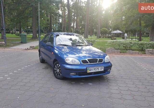 Синий Дэу Ланос, объемом двигателя 1.5 л и пробегом 247 тыс. км за 2950 $, фото 1 на Automoto.ua