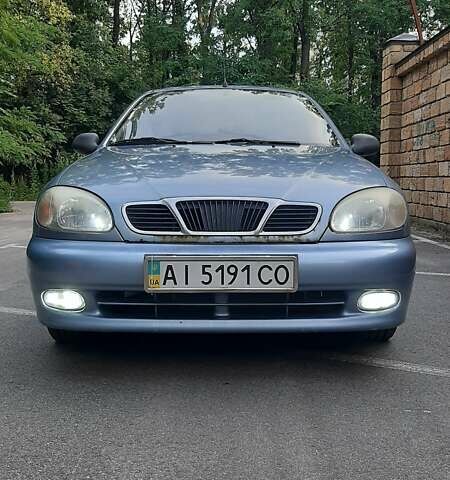 Синий Дэу Ланос, объемом двигателя 1.5 л и пробегом 307 тыс. км за 2100 $, фото 1 на Automoto.ua