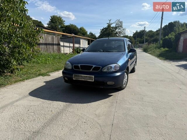 Синий Дэу Ланос, объемом двигателя 1.5 л и пробегом 291 тыс. км за 1299 $, фото 1 на Automoto.ua