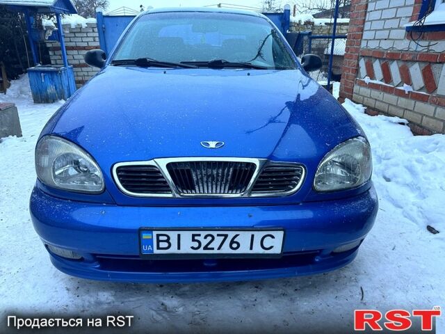 Синий Дэу Ланос, объемом двигателя 1.5 л и пробегом 0 тыс. км за 2500 $, фото 1 на Automoto.ua