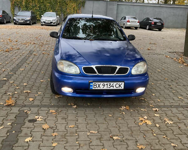 Синий Дэу Ланос, объемом двигателя 1.6 л и пробегом 198 тыс. км за 2700 $, фото 1 на Automoto.ua