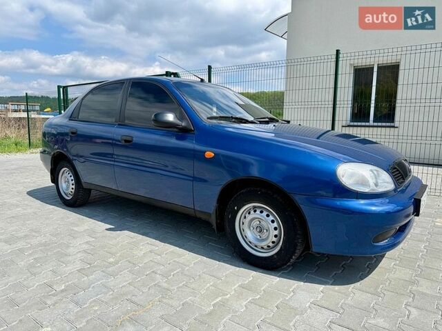 Синий Дэу Ланос, объемом двигателя 1.5 л и пробегом 94 тыс. км за 2500 $, фото 1 на Automoto.ua