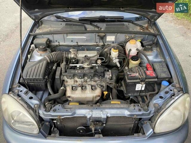 Синий Дэу Ланос, объемом двигателя 1.5 л и пробегом 128 тыс. км за 3100 $, фото 1 на Automoto.ua