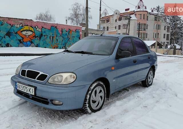 Синій Деу Ланос, об'ємом двигуна 1.5 л та пробігом 141 тис. км за 3350 $, фото 1 на Automoto.ua