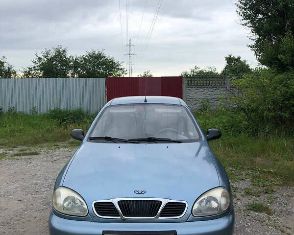 Синий Дэу Ланос, объемом двигателя 1.5 л и пробегом 217 тыс. км за 2700 $, фото 1 на Automoto.ua