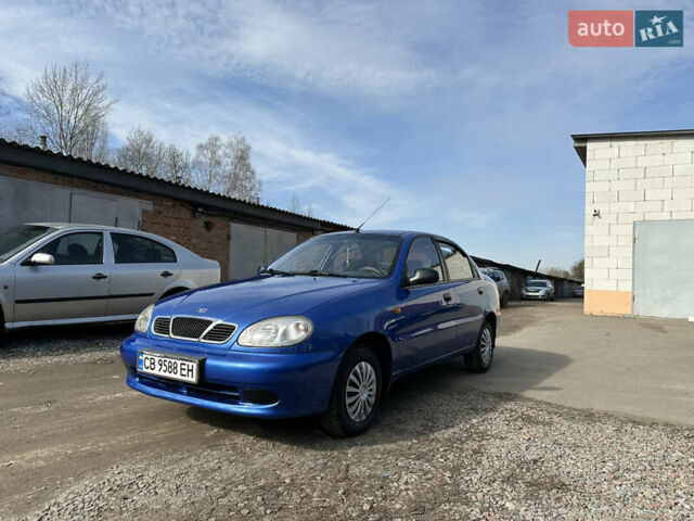 Синий Дэу Ланос, объемом двигателя 1.35 л и пробегом 199 тыс. км за 2700 $, фото 1 на Automoto.ua