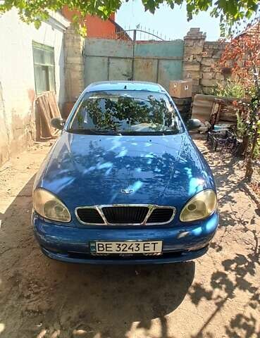 Синий Дэу Ланос, объемом двигателя 1.5 л и пробегом 170 тыс. км за 1850 $, фото 1 на Automoto.ua