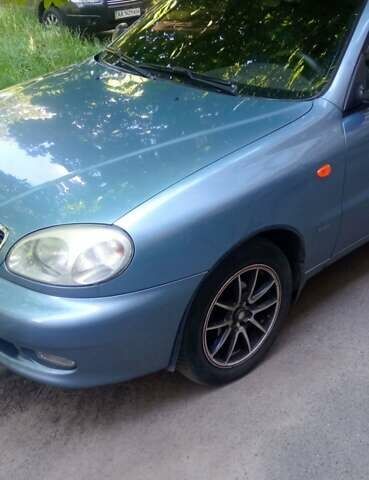 Синий Дэу Ланос, объемом двигателя 1.5 л и пробегом 133 тыс. км за 3300 $, фото 1 на Automoto.ua