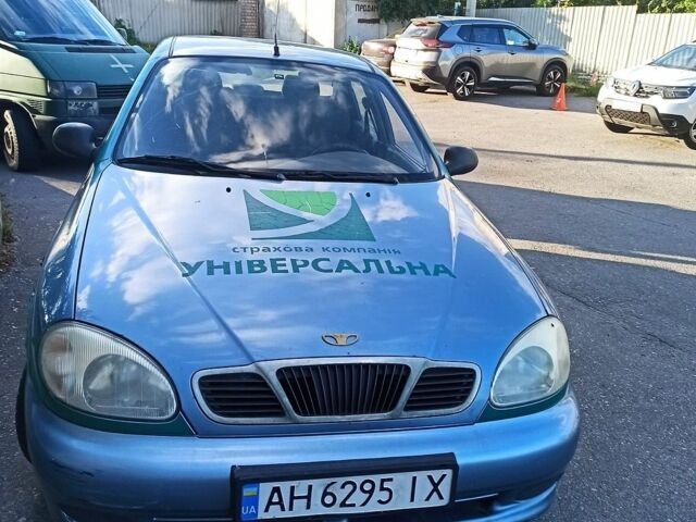 Синий Дэу Ланос, объемом двигателя 1.6 л и пробегом 280 тыс. км за 1100 $, фото 1 на Automoto.ua